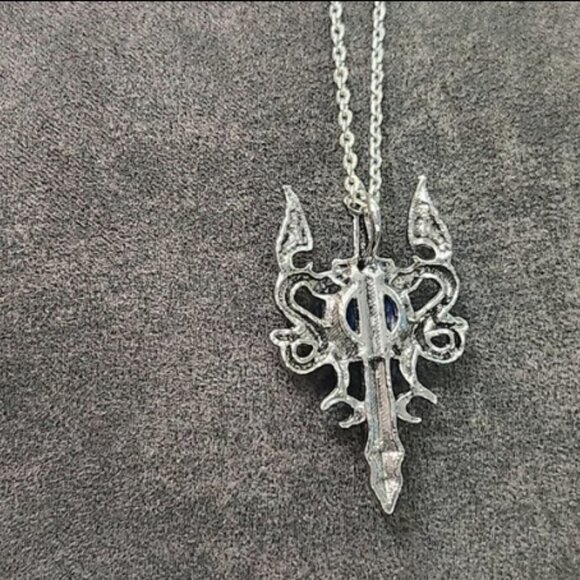 Lapis Lazuli Sword Necklace - Picture 2 of 2